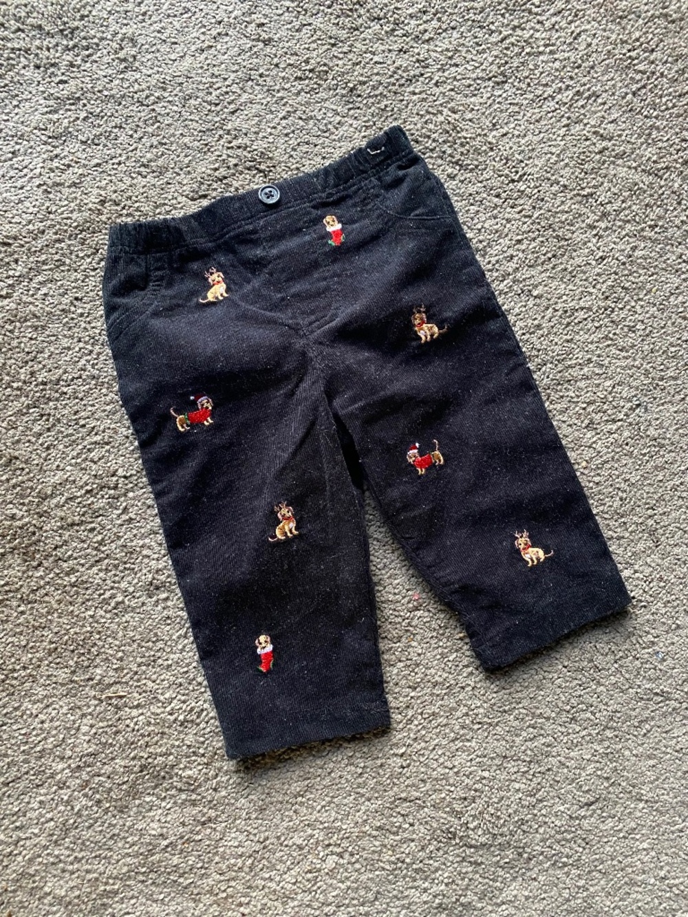 Christmas Dog Pants -6M